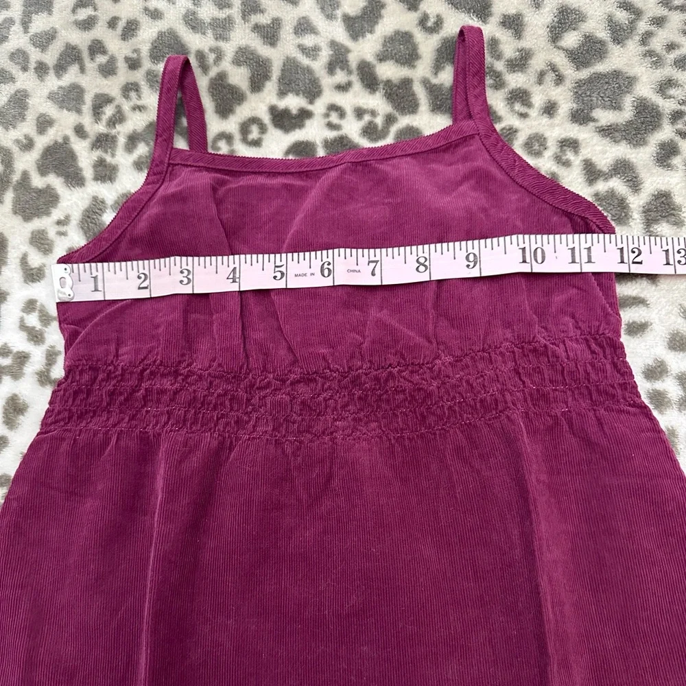 J. Crew Kids Corduroy Tank Dress in Pink Magenta Size XS